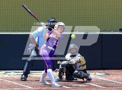 Thumbnail 2 in Lebanon vs. Guerin Catholic IHSAA Class 3A Softball S25 Sectional First Round photogallery.