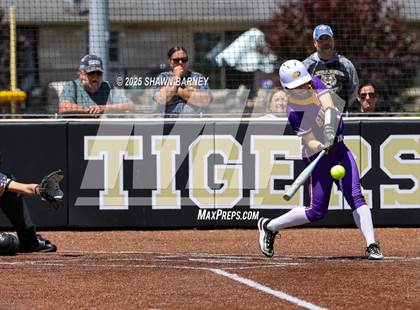 Thumbnail 3 in Lebanon vs. Guerin Catholic IHSAA Class 3A Softball S25 Sectional First Round photogallery.