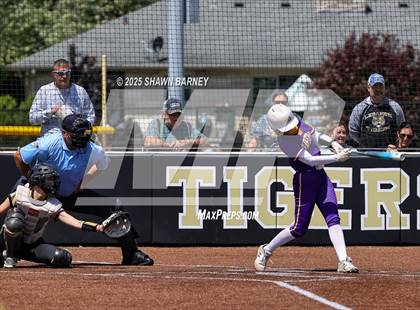Thumbnail 2 in Lebanon vs. Guerin Catholic IHSAA Class 3A Softball S25 Sectional First Round photogallery.