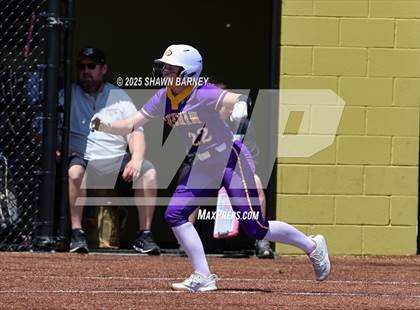 Thumbnail 3 in Lebanon vs. Guerin Catholic IHSAA Class 3A Softball S25 Sectional First Round photogallery.