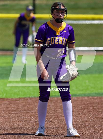 Thumbnail 3 in Lebanon vs. Guerin Catholic IHSAA Class 3A Softball S25 Sectional First Round photogallery.