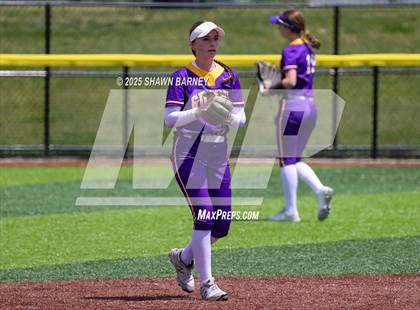 Thumbnail 1 in Lebanon vs. Guerin Catholic IHSAA Class 3A Softball S25 Sectional First Round photogallery.
