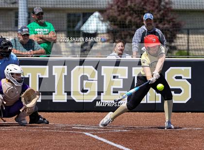 Thumbnail 1 in Lebanon vs. Guerin Catholic IHSAA Class 3A Softball S25 Sectional First Round photogallery.
