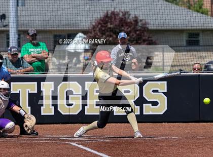 Thumbnail 2 in Lebanon vs. Guerin Catholic IHSAA Class 3A Softball S25 Sectional First Round photogallery.