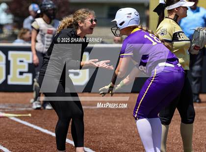Thumbnail 3 in Lebanon vs. Guerin Catholic IHSAA Class 3A Softball S25 Sectional First Round photogallery.