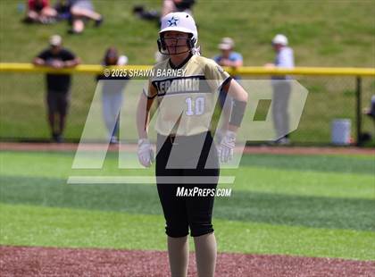 Thumbnail 2 in Lebanon vs. Guerin Catholic IHSAA Class 3A Softball S25 Sectional First Round photogallery.