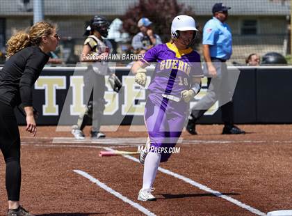 Thumbnail 2 in Lebanon vs. Guerin Catholic IHSAA Class 3A Softball S25 Sectional First Round photogallery.