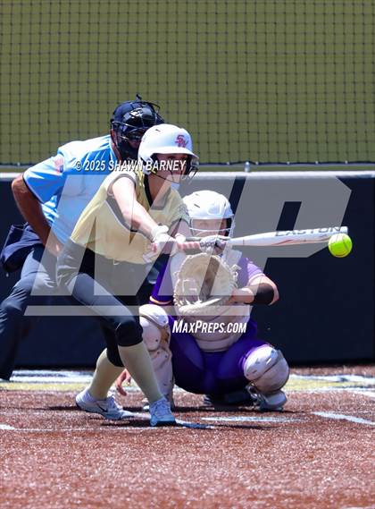Thumbnail 3 in Lebanon vs. Guerin Catholic IHSAA Class 3A Softball S25 Sectional First Round photogallery.