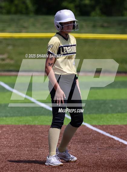 Thumbnail 3 in Lebanon vs. Guerin Catholic IHSAA Class 3A Softball S25 Sectional First Round photogallery.
