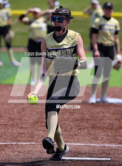 Thumbnail 2 in Lebanon vs. Guerin Catholic IHSAA Class 3A Softball S25 Sectional First Round photogallery.