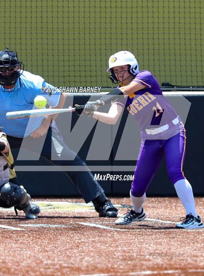 Thumbnail 1 in Lebanon vs. Guerin Catholic IHSAA Class 3A Softball S25 Sectional First Round photogallery.