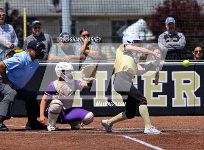 Thumbnail 2 in Lebanon vs. Guerin Catholic IHSAA Class 3A Softball S25 Sectional First Round photogallery.