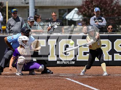 Thumbnail 2 in Lebanon vs. Guerin Catholic IHSAA Class 3A Softball S25 Sectional First Round photogallery.