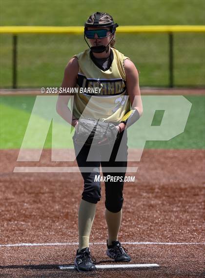 Thumbnail 2 in Lebanon vs. Guerin Catholic IHSAA Class 3A Softball S25 Sectional First Round photogallery.