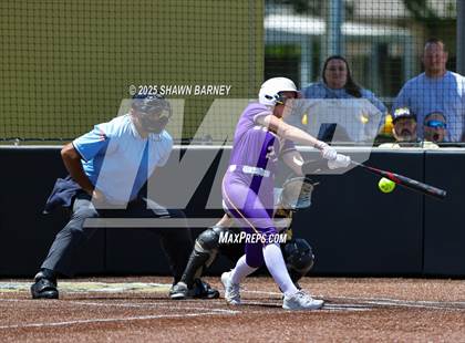Thumbnail 3 in Lebanon vs. Guerin Catholic IHSAA Class 3A Softball S25 Sectional First Round photogallery.