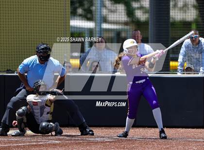 Thumbnail 3 in Lebanon vs. Guerin Catholic IHSAA Class 3A Softball S25 Sectional First Round photogallery.