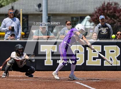 Thumbnail 2 in Lebanon vs. Guerin Catholic IHSAA Class 3A Softball S25 Sectional First Round photogallery.