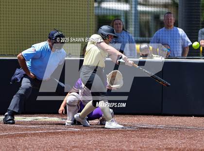 Thumbnail 3 in Lebanon vs. Guerin Catholic IHSAA Class 3A Softball S25 Sectional First Round photogallery.
