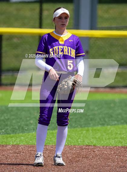 Thumbnail 1 in Lebanon vs. Guerin Catholic IHSAA Class 3A Softball S25 Sectional First Round photogallery.