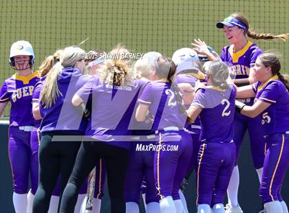 Thumbnail 1 in Lebanon vs. Guerin Catholic IHSAA Class 3A Softball S25 Sectional First Round photogallery.