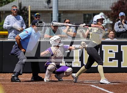 Thumbnail 2 in Lebanon vs. Guerin Catholic IHSAA Class 3A Softball S25 Sectional First Round photogallery.