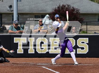 Thumbnail 2 in Lebanon vs. Guerin Catholic IHSAA Class 3A Softball S25 Sectional First Round photogallery.