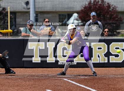 Thumbnail 2 in Lebanon vs. Guerin Catholic IHSAA Class 3A Softball S25 Sectional First Round photogallery.
