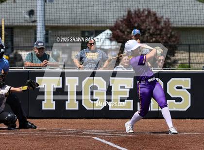 Thumbnail 3 in Lebanon vs. Guerin Catholic IHSAA Class 3A Softball S25 Sectional First Round photogallery.