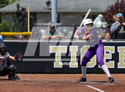 Thumbnail 2 in Lebanon vs. Guerin Catholic IHSAA Class 3A Softball S25 Sectional First Round photogallery.