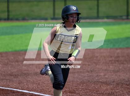 Thumbnail 2 in Lebanon vs. Guerin Catholic IHSAA Class 3A Softball S25 Sectional First Round photogallery.