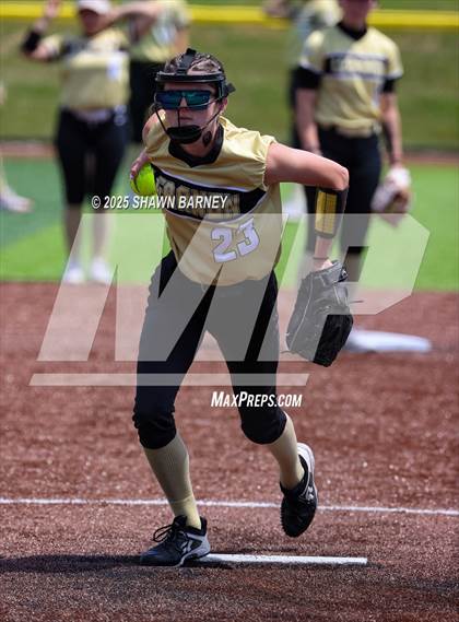 Thumbnail 1 in Lebanon vs. Guerin Catholic IHSAA Class 3A Softball S25 Sectional First Round photogallery.