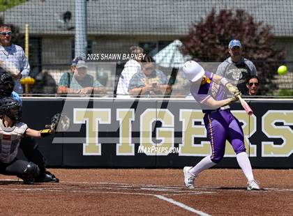 Thumbnail 3 in Lebanon vs. Guerin Catholic IHSAA Class 3A Softball S25 Sectional First Round photogallery.