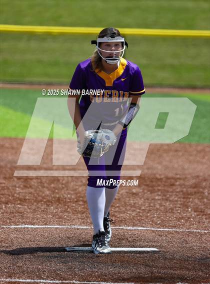 Thumbnail 3 in Lebanon vs. Guerin Catholic IHSAA Class 3A Softball S25 Sectional First Round photogallery.
