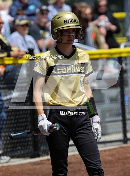 Thumbnail 3 in Lebanon vs. Guerin Catholic IHSAA Class 3A Softball S25 Sectional First Round photogallery.