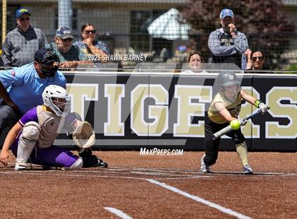 Thumbnail 3 in Lebanon vs. Guerin Catholic IHSAA Class 3A Softball S25 Sectional First Round photogallery.
