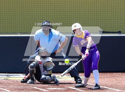 Thumbnail 1 in Lebanon vs. Guerin Catholic IHSAA Class 3A Softball S25 Sectional First Round photogallery.