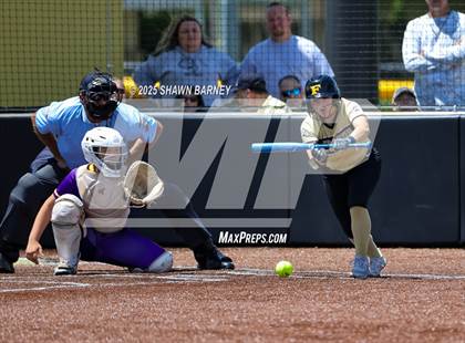Thumbnail 3 in Lebanon vs. Guerin Catholic IHSAA Class 3A Softball S25 Sectional First Round photogallery.