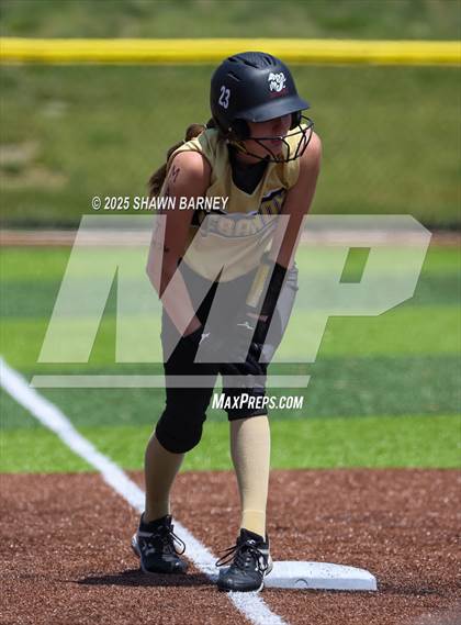 Thumbnail 2 in Lebanon vs. Guerin Catholic IHSAA Class 3A Softball S25 Sectional First Round photogallery.