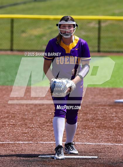 Thumbnail 2 in Lebanon vs. Guerin Catholic IHSAA Class 3A Softball S25 Sectional First Round photogallery.