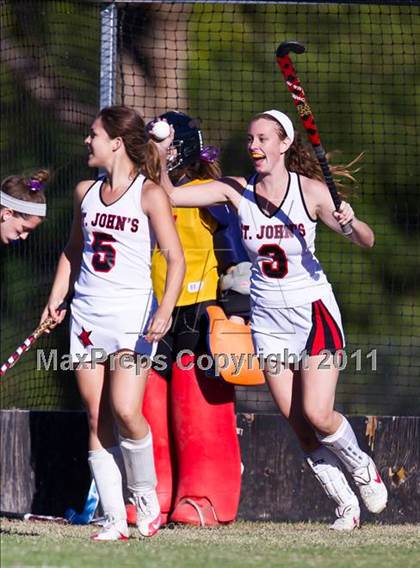 Thumbnail 1 in St. John's vs Casady (Southwest Prep D1 State Playoffs) photogallery.
