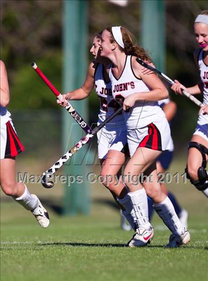 Thumbnail 2 in St. John's vs Casady (Southwest Prep D1 State Playoffs) photogallery.