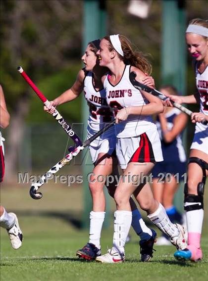 Thumbnail 3 in St. John's vs Casady (Southwest Prep D1 State Playoffs) photogallery.