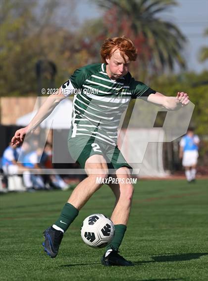 Thumbnail 1 in Harvard-Westlake vs. De La Salle (SoCal Soccer Showcase) photogallery.