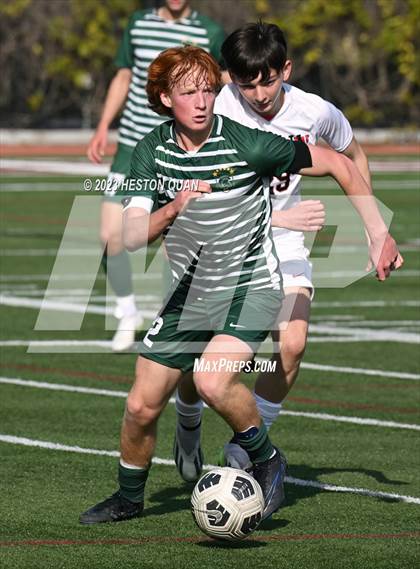 Thumbnail 2 in Harvard-Westlake vs. De La Salle (SoCal Soccer Showcase) photogallery.