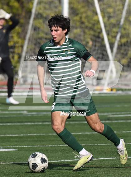 Thumbnail 3 in Harvard-Westlake vs. De La Salle (SoCal Soccer Showcase) photogallery.
