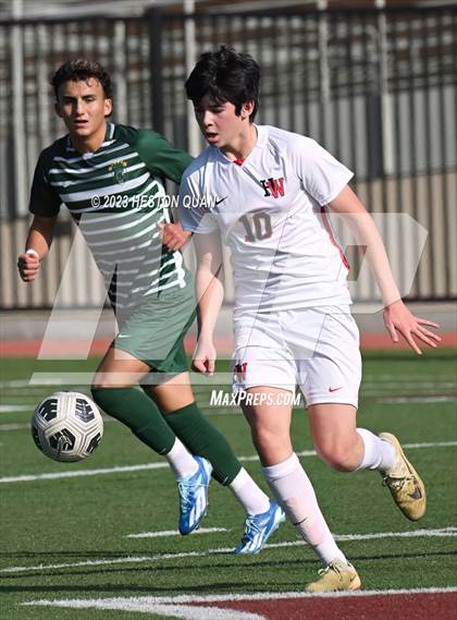 Thumbnail 2 in Harvard-Westlake vs. De La Salle (SoCal Soccer Showcase) photogallery.