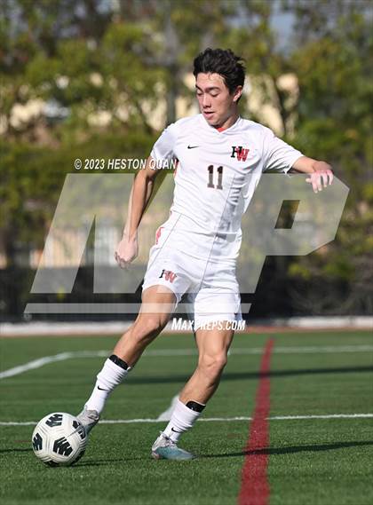 Thumbnail 2 in Harvard-Westlake vs. De La Salle (SoCal Soccer Showcase) photogallery.