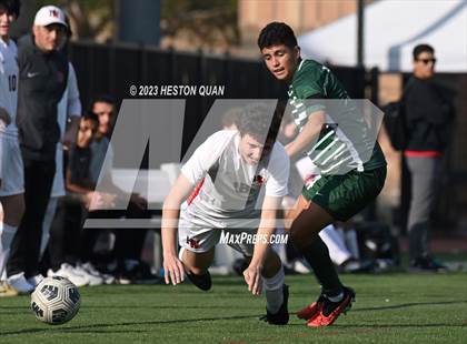 Thumbnail 3 in Harvard-Westlake vs. De La Salle (SoCal Soccer Showcase) photogallery.