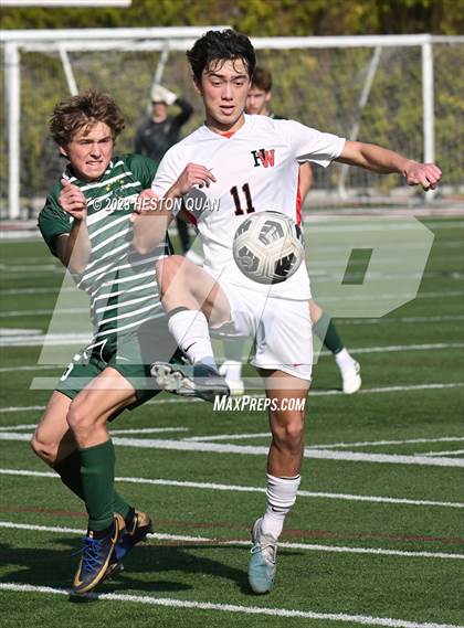 Thumbnail 1 in Harvard-Westlake vs. De La Salle (SoCal Soccer Showcase) photogallery.