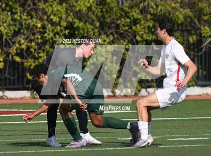 Thumbnail 1 in Harvard-Westlake vs. De La Salle (SoCal Soccer Showcase) photogallery.